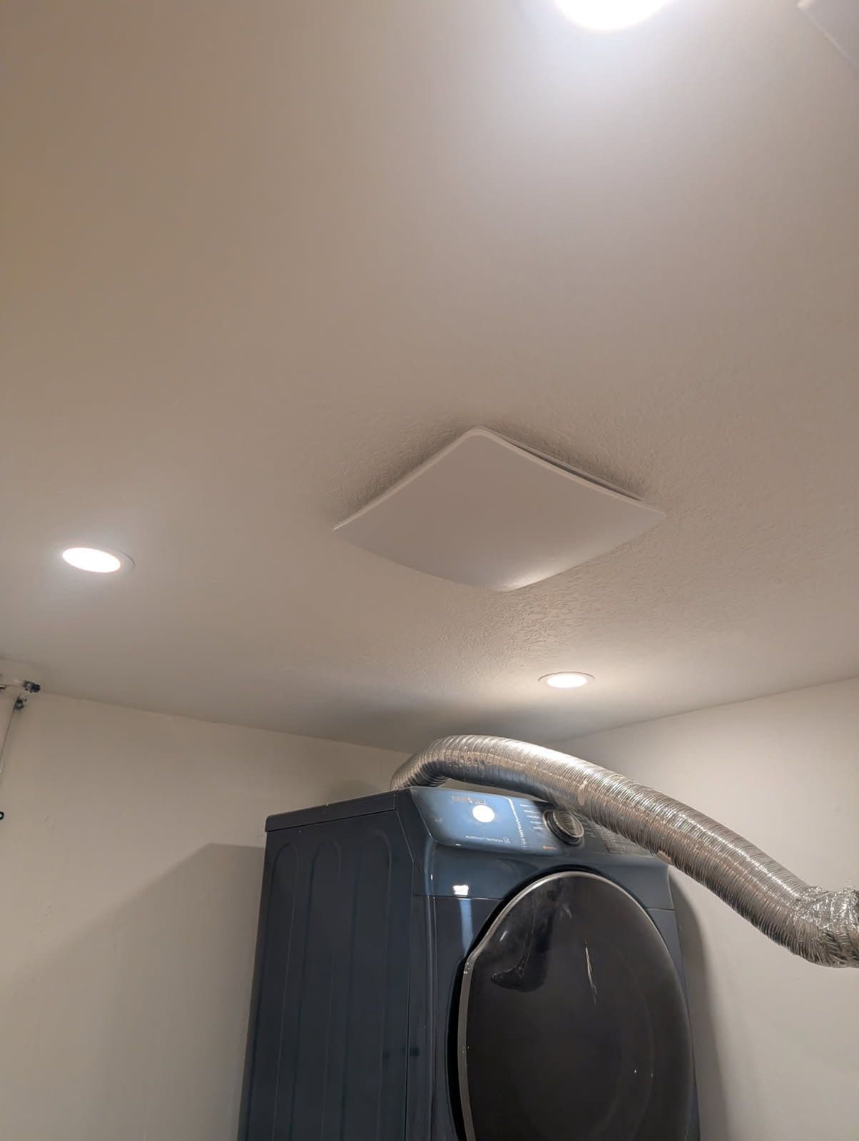 Gallery photos for Laundry Room Upgrade with Exhaust Fan and Recessed Lighting: Image #1
