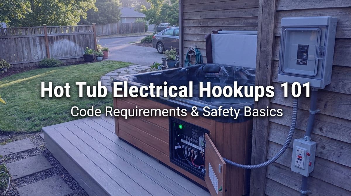 Hot Tub Electrical Hookups 101: Code & Safety Basics image